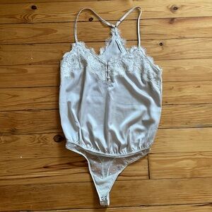 Abercrombie Satin and Lace Bodysuit